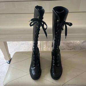 Louise et Cie Black Lace-Up Boots